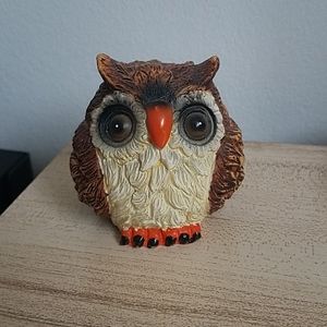 Miniature Ceramic Owl Figurine